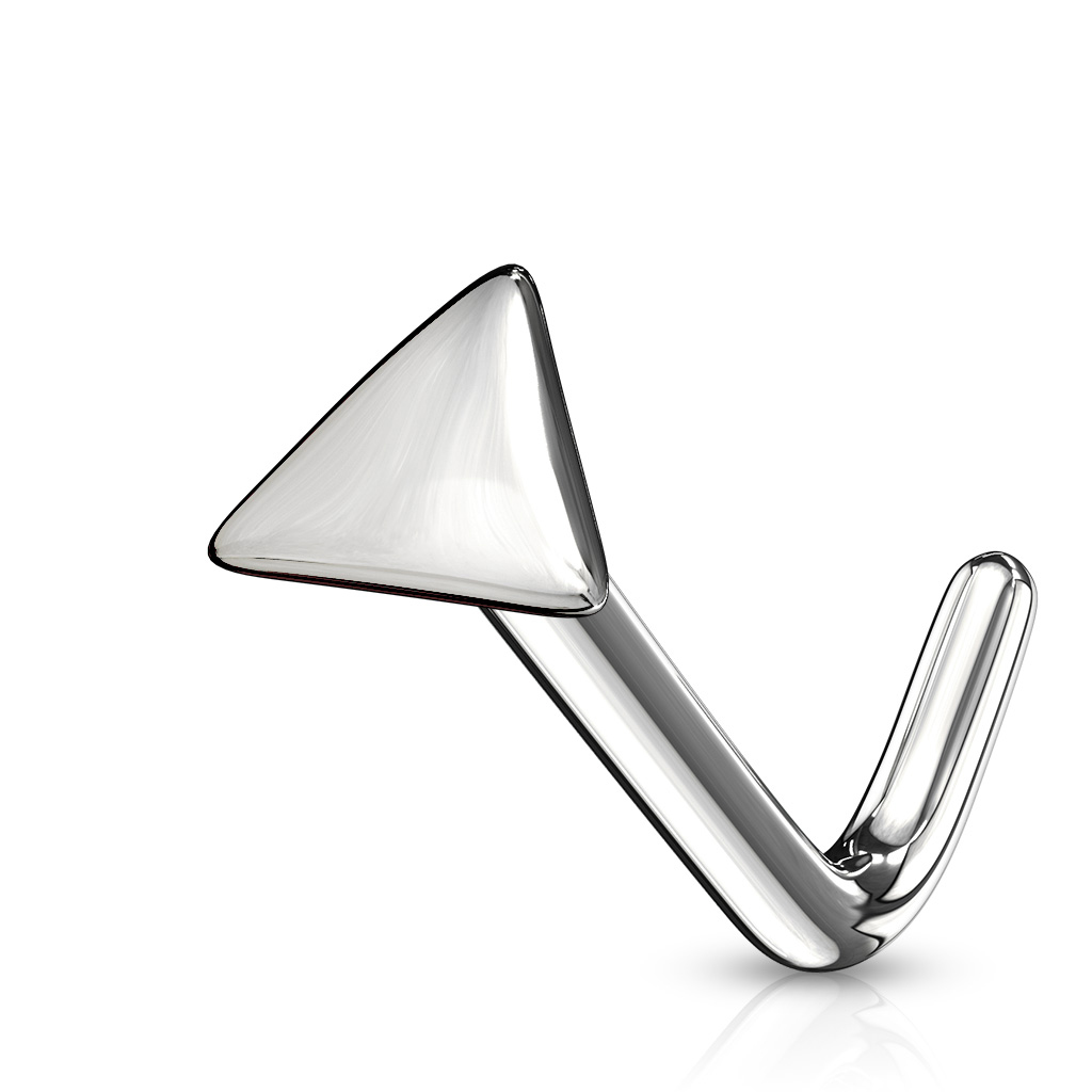 Orr piercing 14 karátos aranyból háromszög díszítéssel